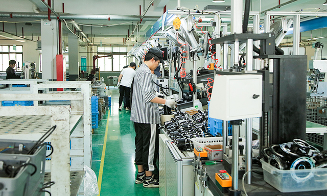Permanent magnet pump assembly line